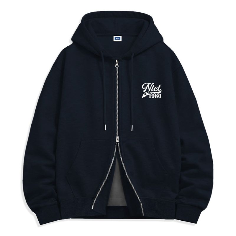 script star logo 2-way zip-up (4color)