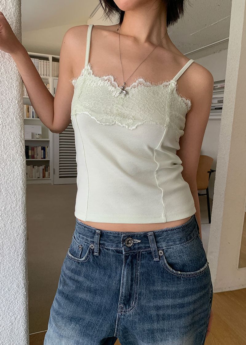 LACE LINE SLEEVELESS (4color)