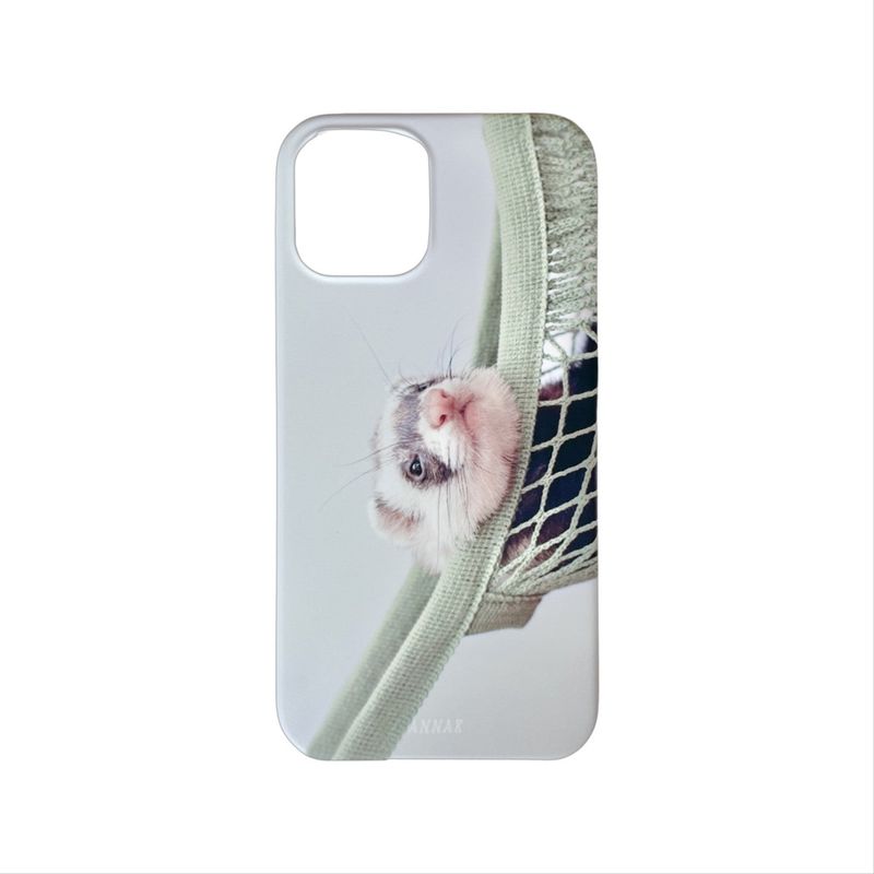 [my fluffy ferret in hammock hard case]