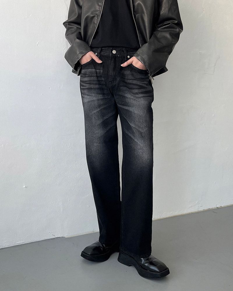 COZINESS（コジネス）の「TR2441 Cat brush black jeans (1 color)（Pants）」