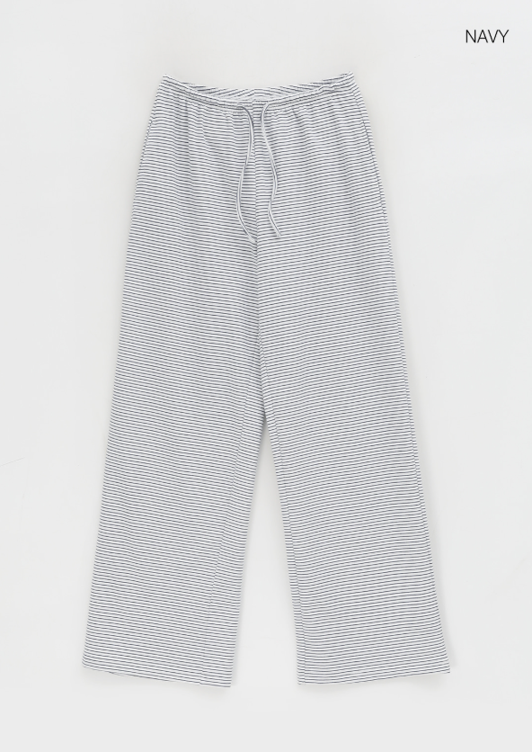 BLACKUP（ブラックアップ）の「[B-BASIC] Stripe Wide Banding Pants（Pants）」
