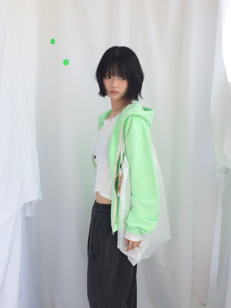 Clover Soft Loose Zip-Up