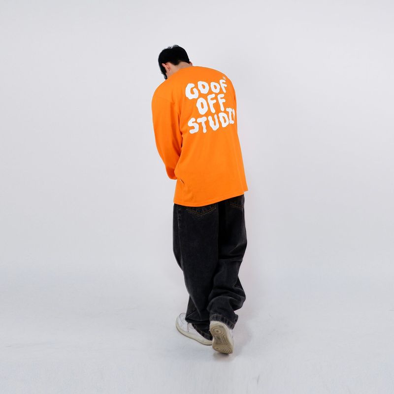 GF MAIN LOGO LONGSLEEVE - ( Orange )