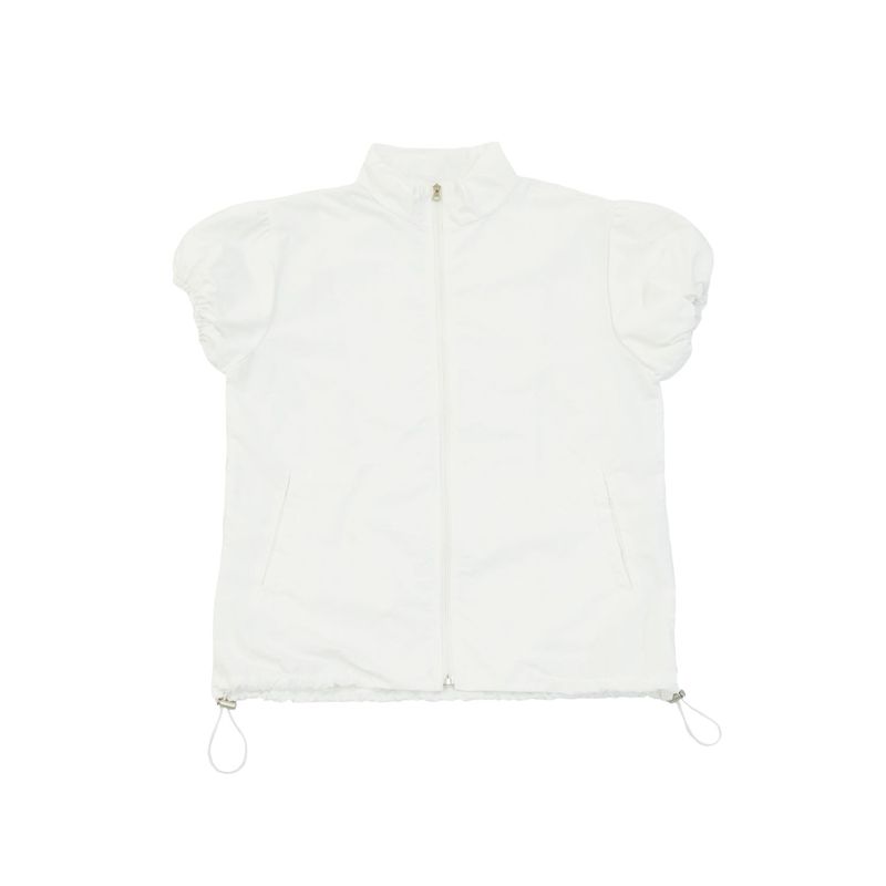 puff sleeve nylon tops
