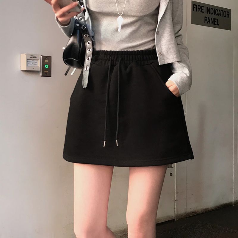 [MADE] Mini Shell Cotton Training Skirt Pants
