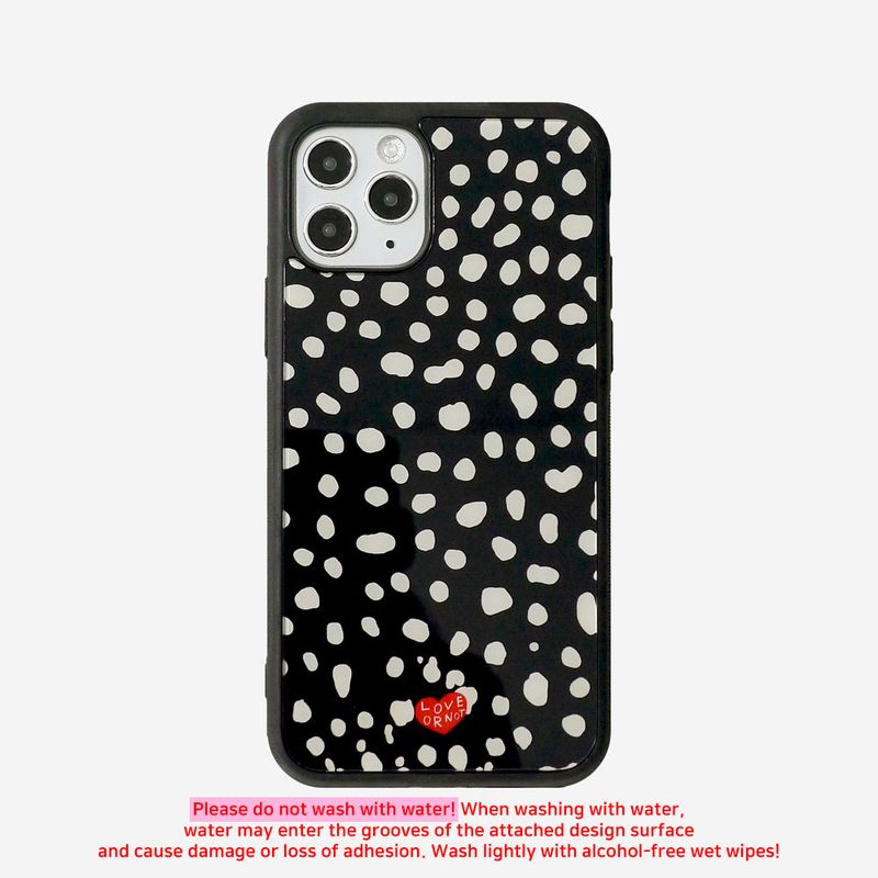 Love or not（ラブオアノット）の「[MADE]ブラックレイエポキシバンパーケース（スマホグッズ/小物）」