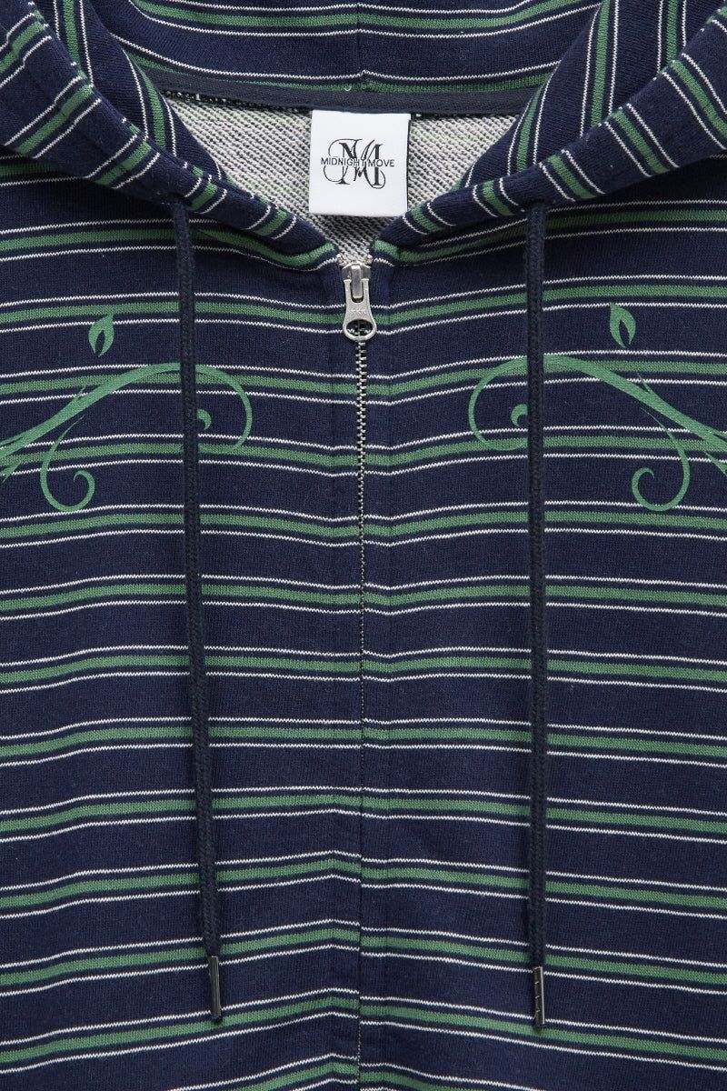 set st hood zip up (navy)