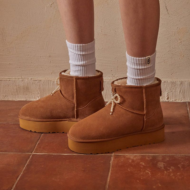 CHUBASCO WINTER FUR BOOTS COPO WCP2403 CHESTNUT