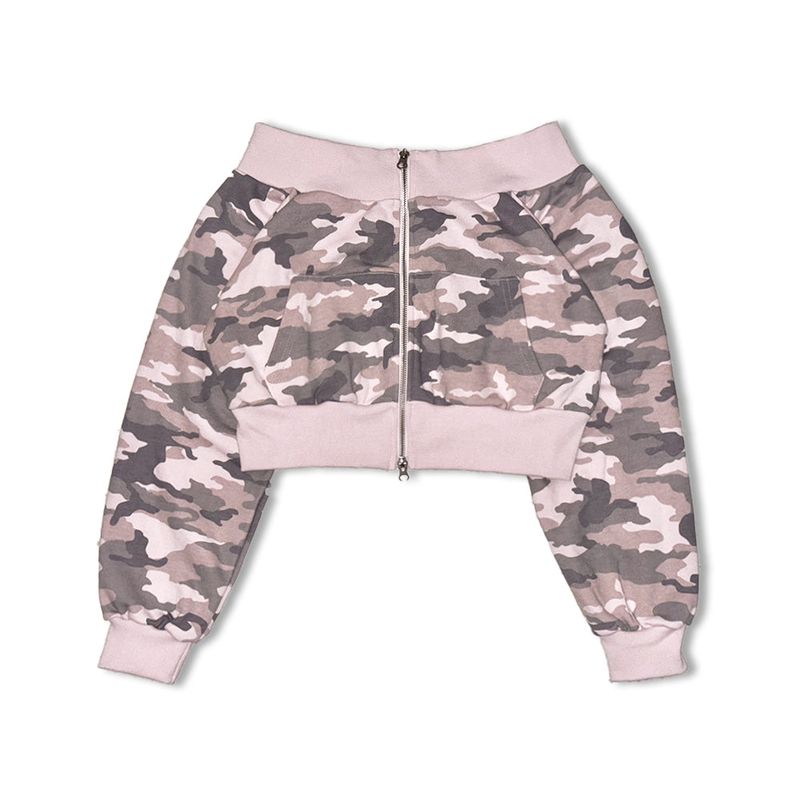 camo off zip-up (3colors)