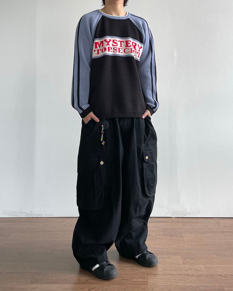 Rococo Raglan Line Knit