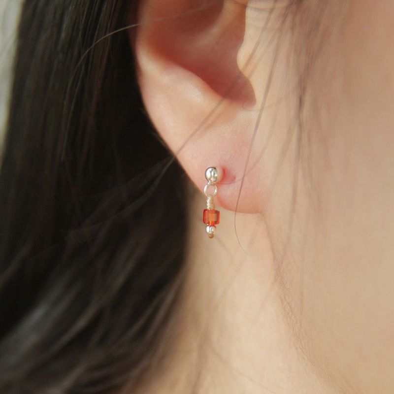 [CCNMADE] TINYⅠ Earring (7color)