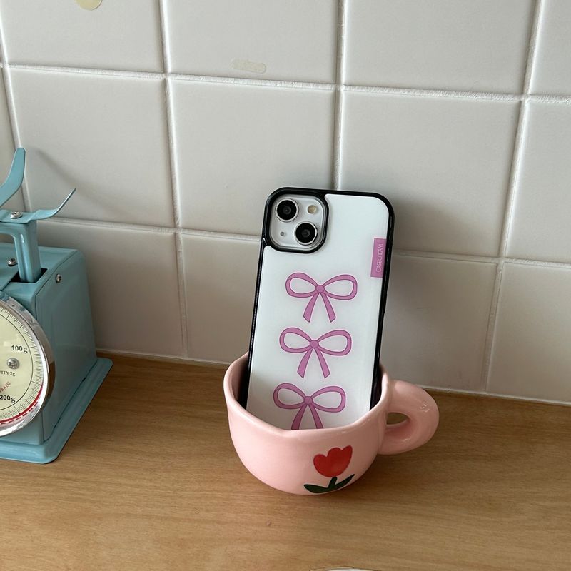 [MADE] pinky ribbon [epoxy bumper case]