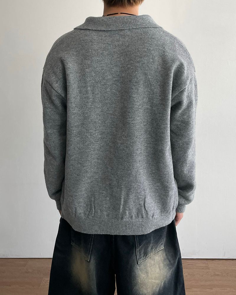 Combi Knit Cardigan