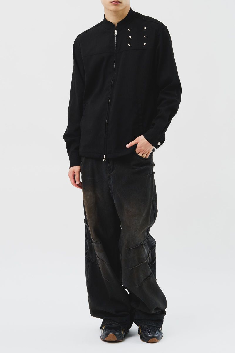 Non Collar Linen Jacket (2color)