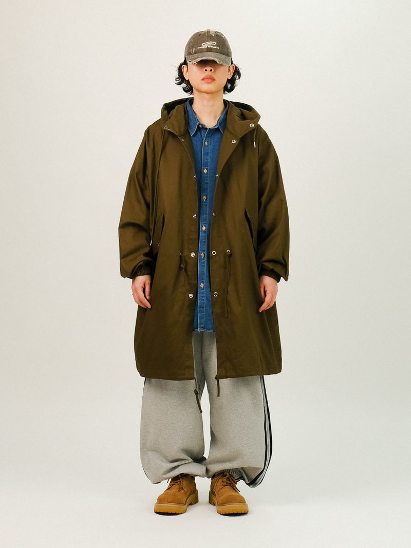 LAB Overfit Hood Fishtail Field Jacket