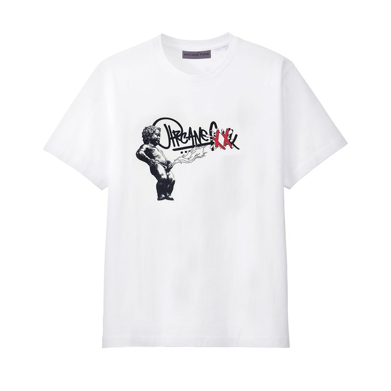 ARCANE FUNK（アーケインファンク）の「MANNEKEN PIS TEE white（Tops）」