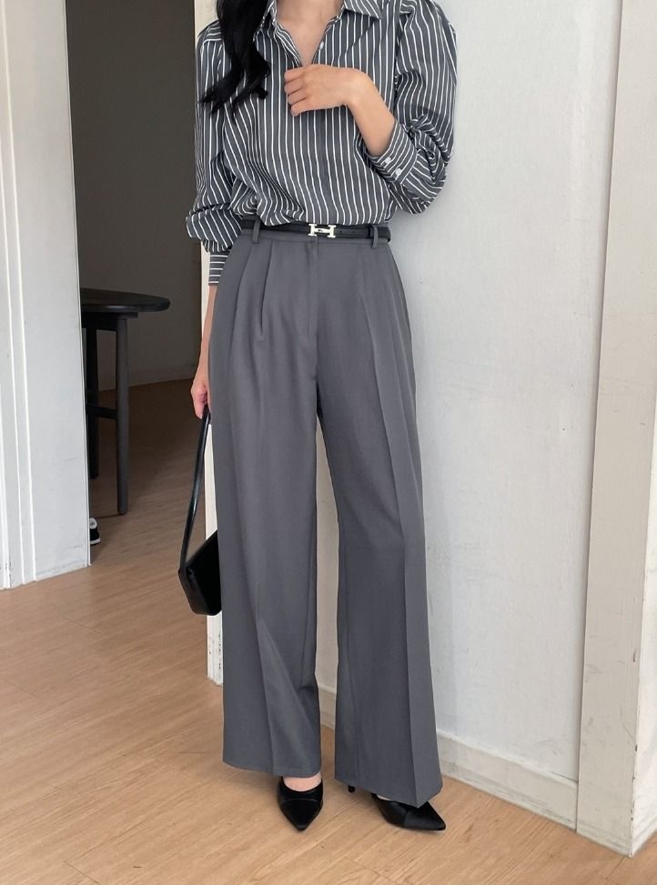 iam mari（アイアム マリ）の「Botel Two Pintuck Wide Slacks（Pants）」