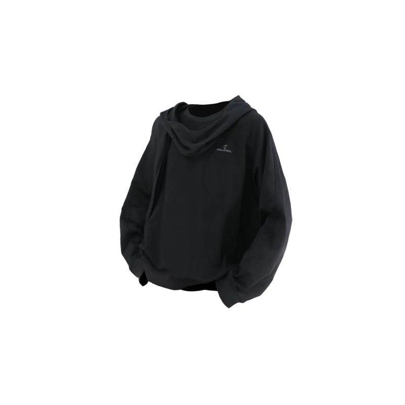 RELABEL（リレーベル）の「RELABEL('LABEL)デタッチャブルフード アシンメトリー スウェットシャツ（トップス）」