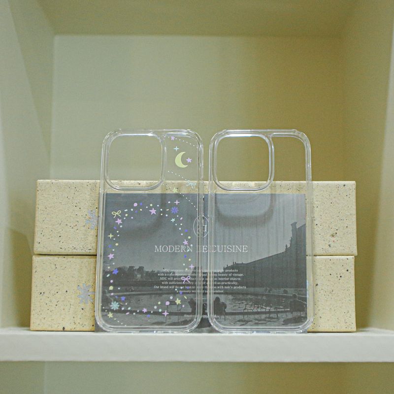 【MADE】Snow starlight Jelly hard Phone case