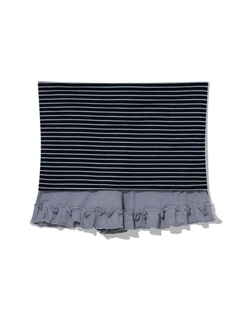 ST FRILL CONTRAST SHORTS(BLUE)