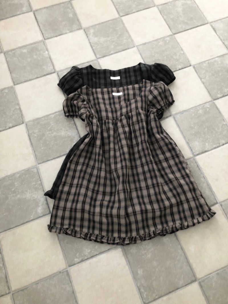 Plaid Blouse