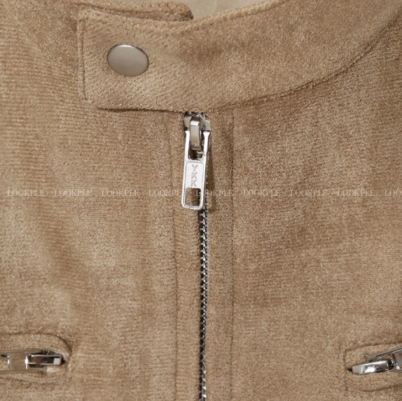 Miele YKK Suede Biker Jacket