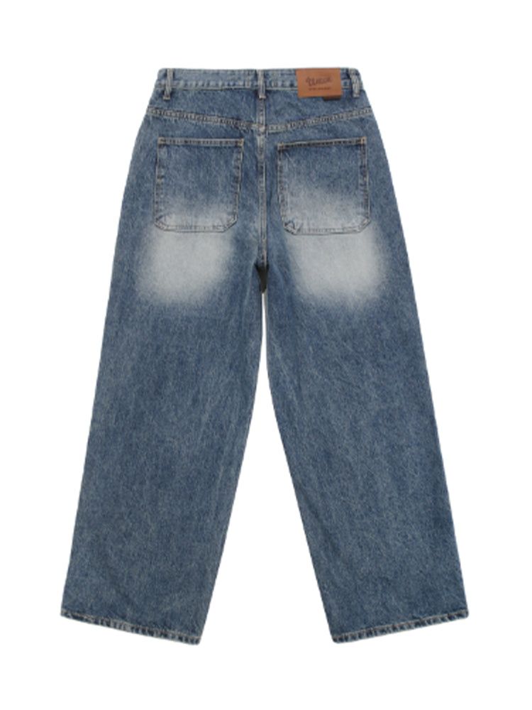 M195 POINT WIDE DENIM PANTS