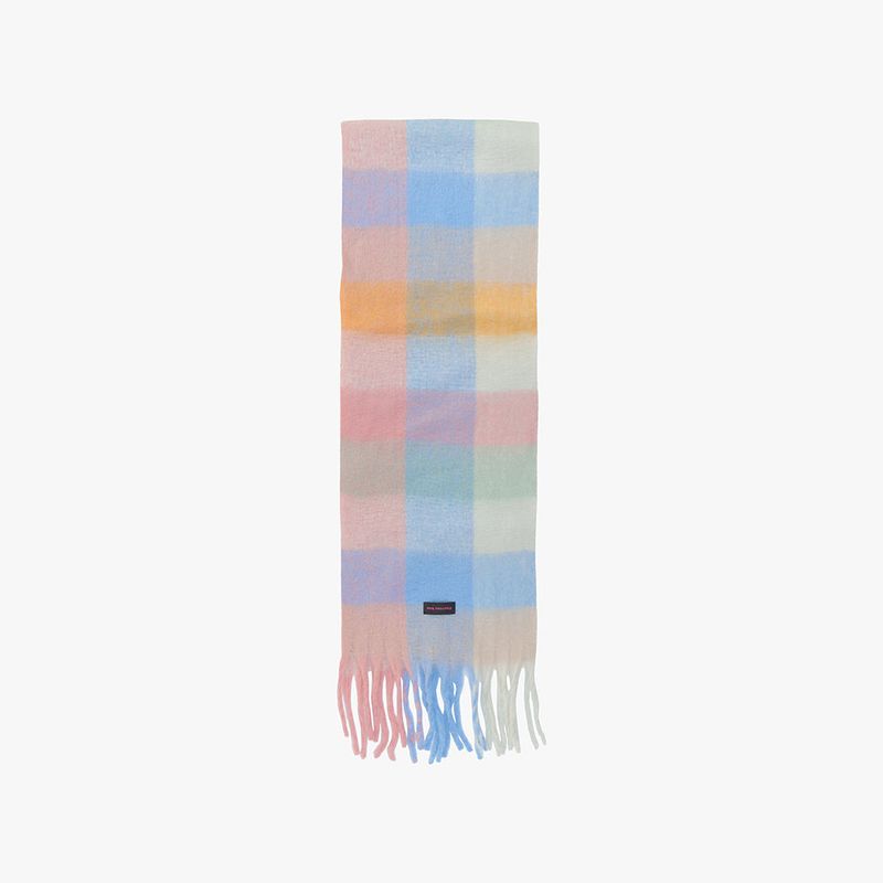 PINK PINEAPPLE（ピンクパイナップル）の「COLORED CHECK MUFFLER（Fashion Accessories）」