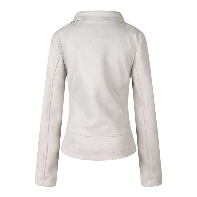 Napoleon Button Suede Rider Jacket