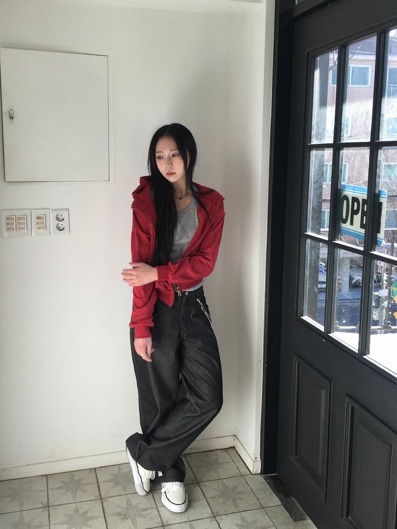 Labo High Neck Hooded Zip-Up (7c)