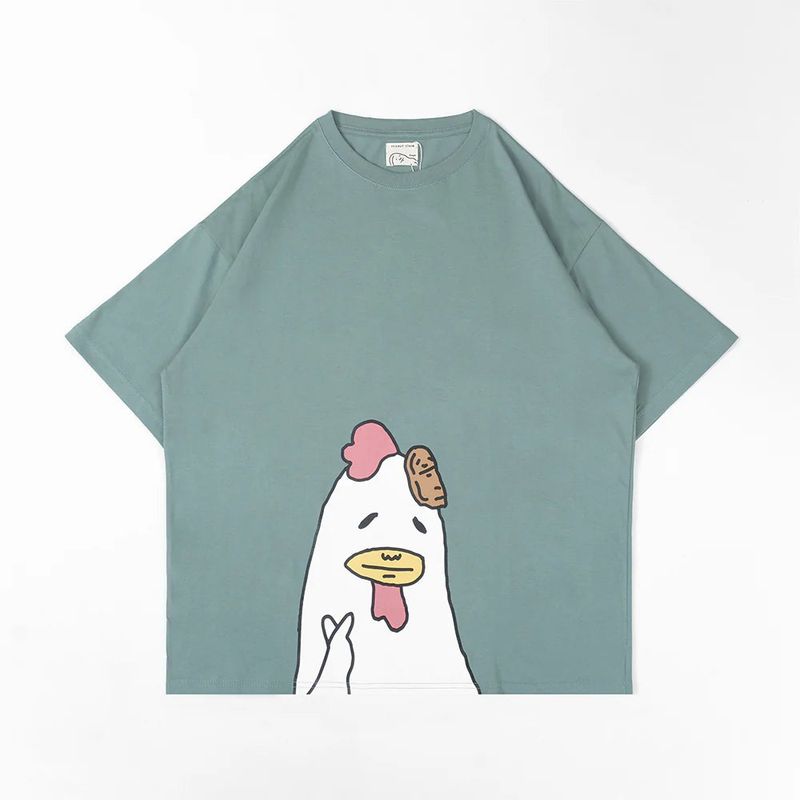 Peanut Stain（ピーナッツ ステイン）の「PEANUT STAIN - Phoenix Green Oversized Tshirt（Tops）」