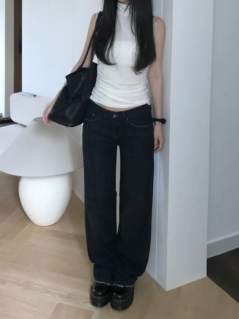 Turtleneck Shirring Sleeveless Top (3 colors)