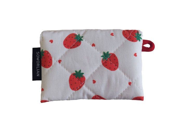 Simple Card wallet _Heart Strawberry