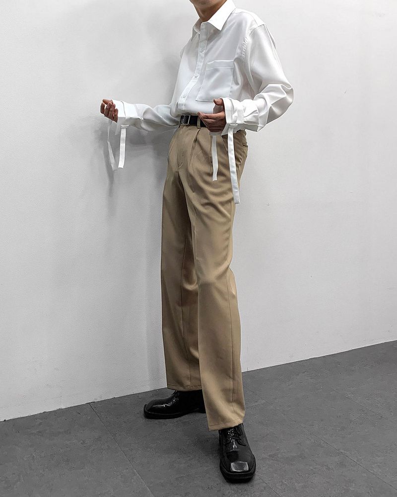 OA Deutsche Two Tuck Wide Slacks (3 colors)