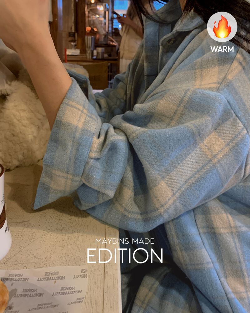 [MADE] Nif Napping Checkered Oversized Fit Shirt