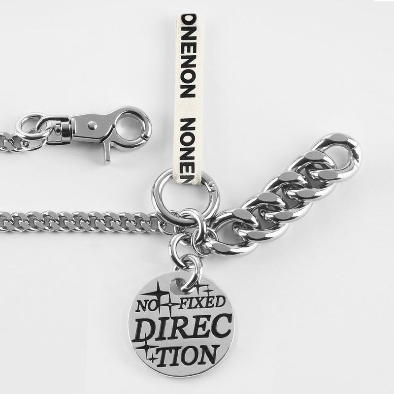 BLACK CIRCLE KEYRING_L