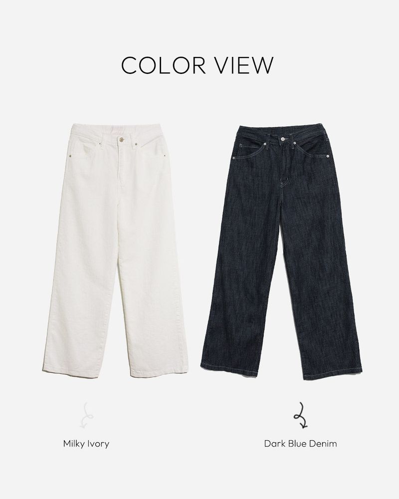Peaty Wide Denim Pants