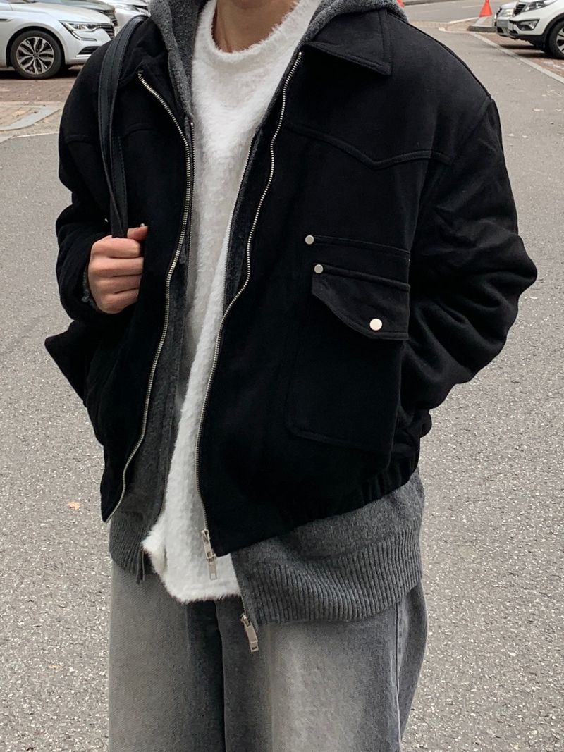 Orinette Western Suede Padded Jacket