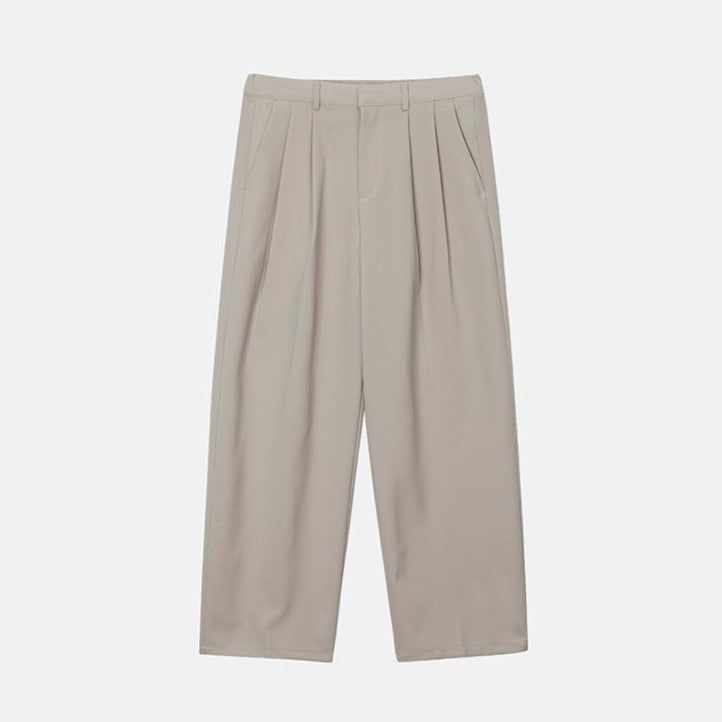 ASCLO Deep Two Tuck Wide Slacks (4color)