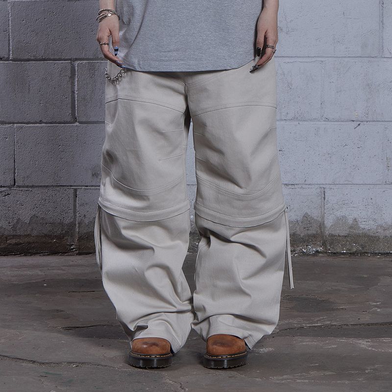 DAUSPICE(DUC)（ダウスピス）の「(DUC) 2Way ZipOff Biker Pants Beige（Pants）」