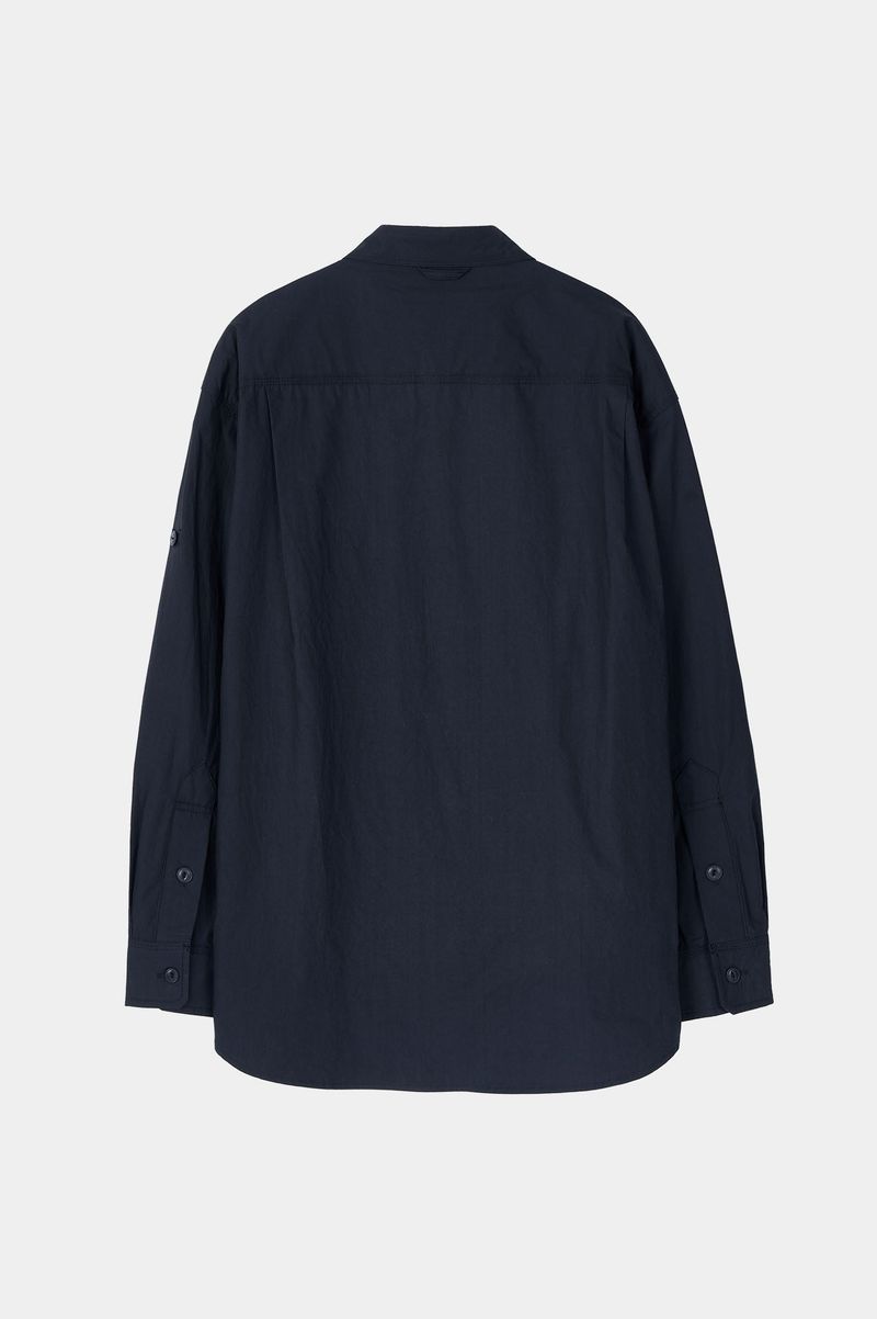 One Pocket Paper Work Shirt (Navy)