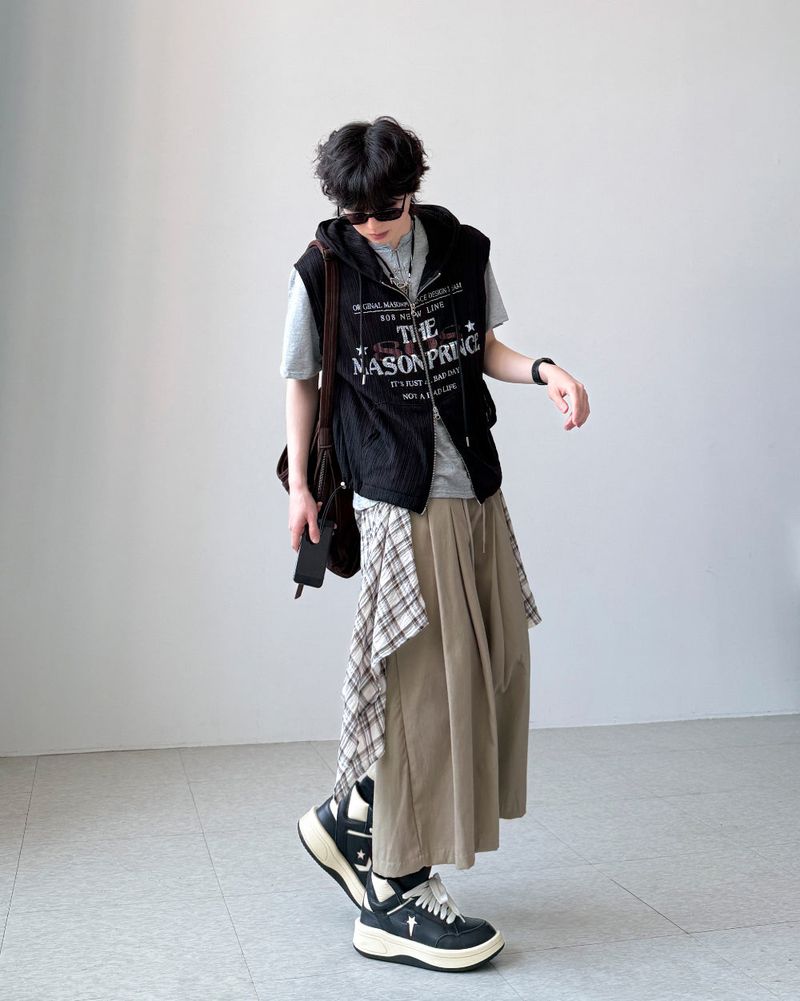 Hype Layered Bermuda Pants