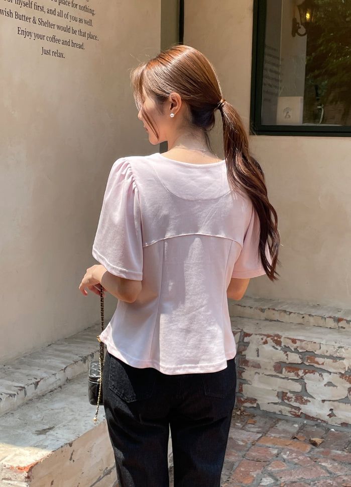 Moang Cut Puff Flare T-Shirt