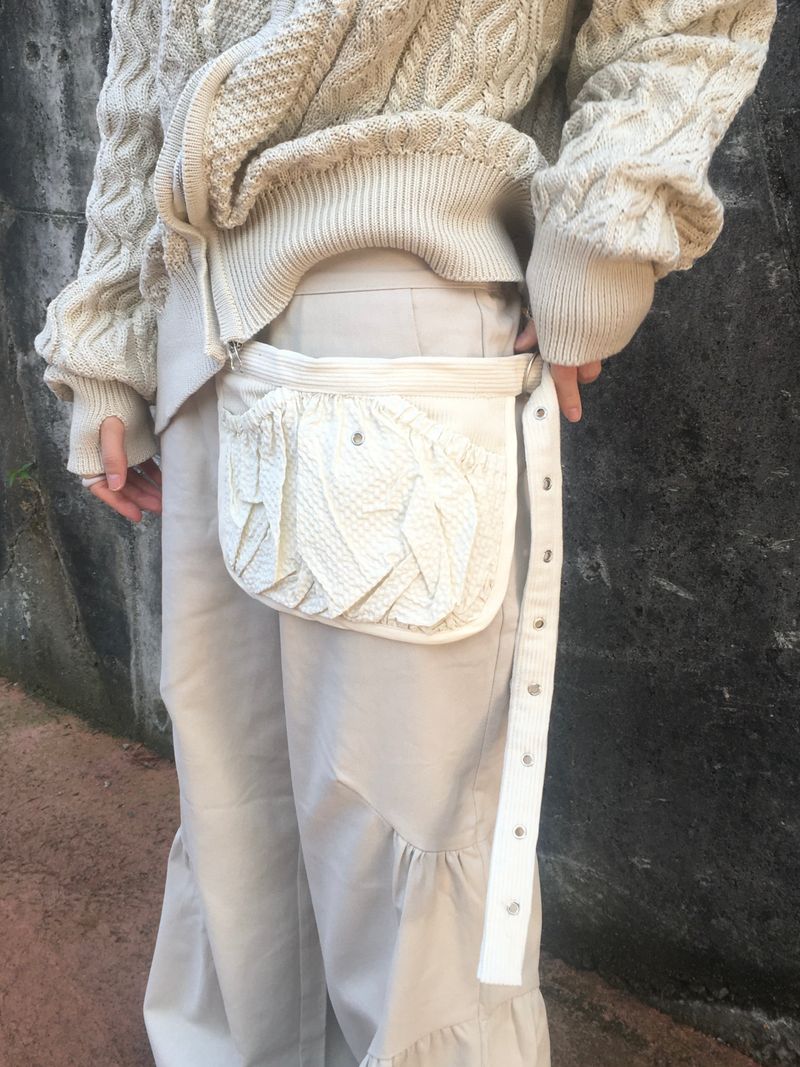 Two Way Cozy Textured Knit Hood