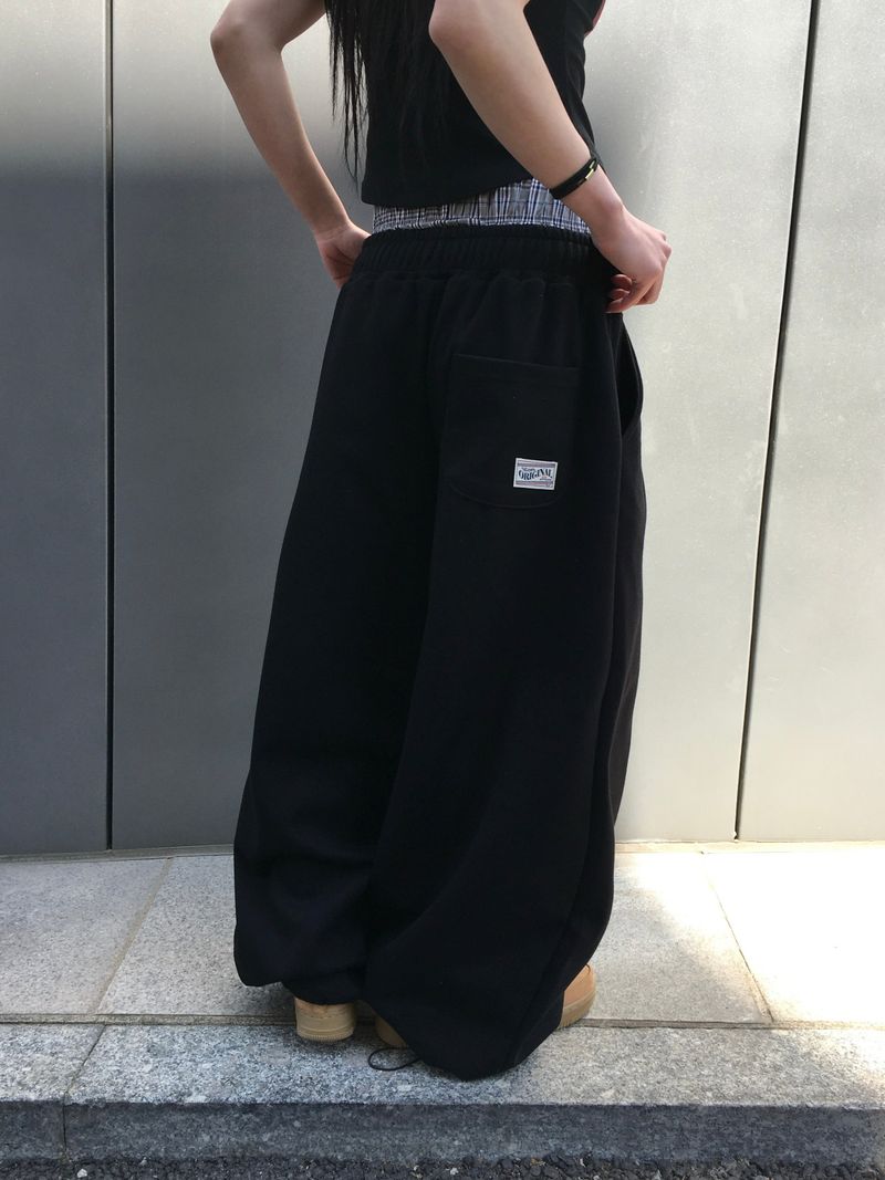 Dio Check Sagging Sweatpants (2c)