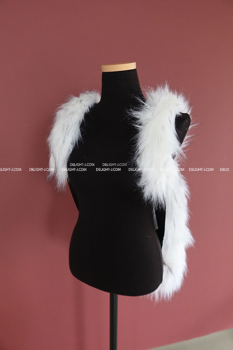 Raccoon Fake Fur Backpack
