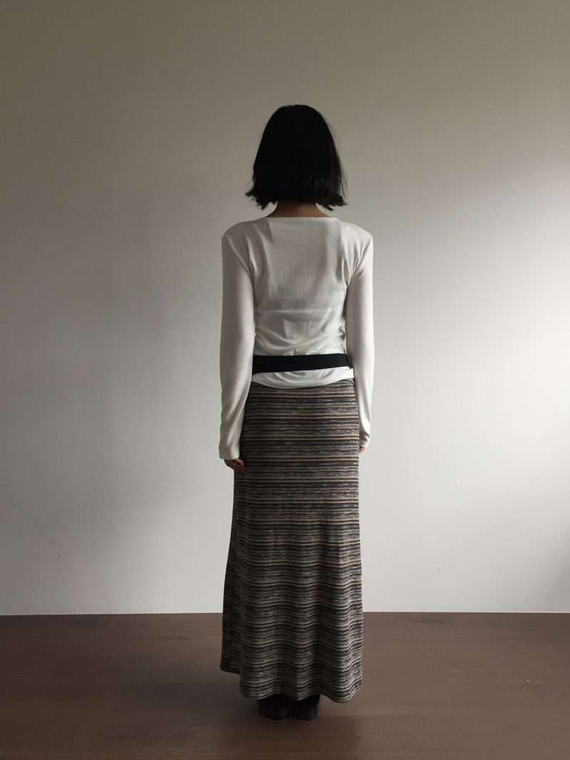 Venti knit long skirt (2color)