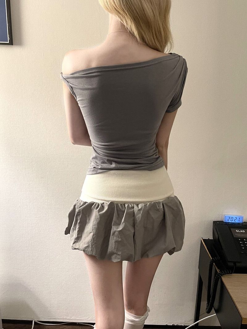 1294. Ribbon multy way T (4color)