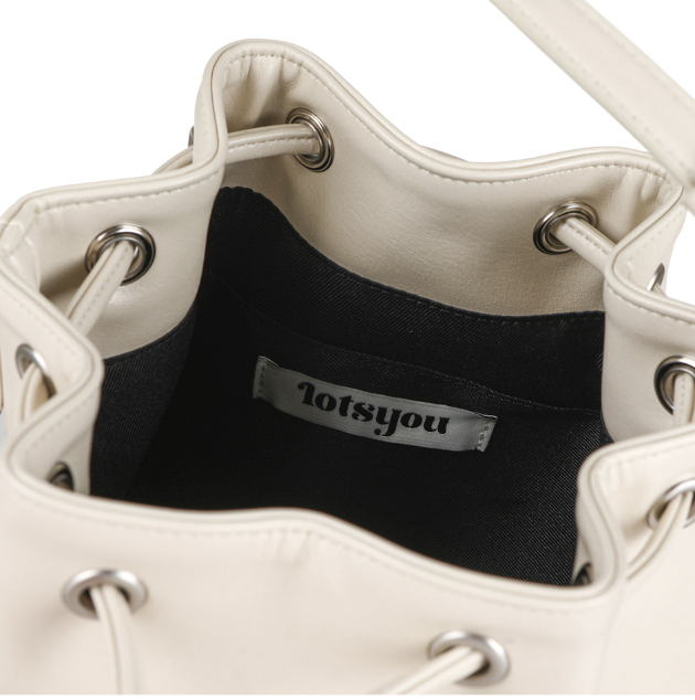 Luna Bucket Bag Ivory