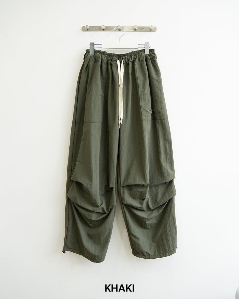 Ded Pintuck Nylon Pants